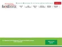 Tablet Screenshot of mcfoodbank.org